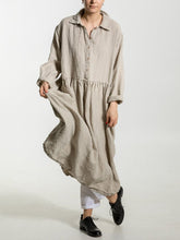 Load image into Gallery viewer, Cotton and Linen Casual Dress