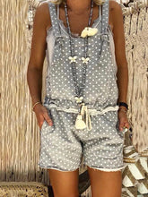 Load image into Gallery viewer, Fashion Polka Dot Short Jumpsuit