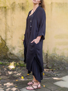 Cotton and Linen Casual Dress