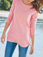 Load image into Gallery viewer, Striped Long Sleeve Loose T-Shirt