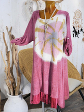 Load image into Gallery viewer, Casual Print Loose Dress