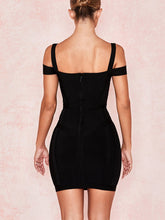 Load image into Gallery viewer, Sling, Shoulder-Exposed, Waist-Tight And Hip-Slimming Bandage Dress