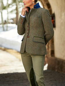 Vintage Long Sleeve Lapel Coat