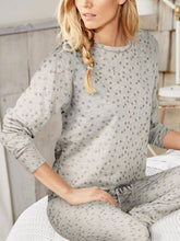 Load image into Gallery viewer, Casual Round Neck Print Warm Suit