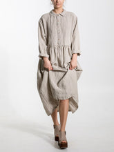 Load image into Gallery viewer, Cotton and Linen Casual Dress