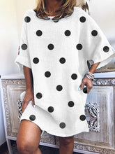 Load image into Gallery viewer, Cute Polka Dots Shift Tunic Dresses