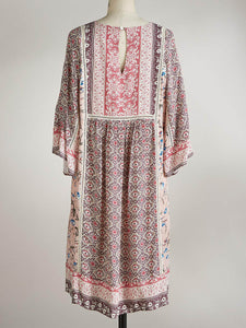 Ethnic Print Loose Dress