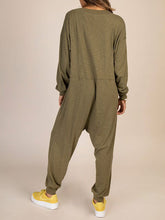 Load image into Gallery viewer, Cotton and Linen Casual Jumpsuit