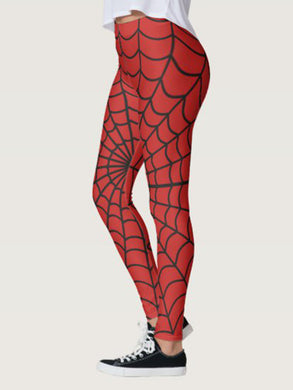 Spider Web Digital Printed Yoga Pants Track Pants