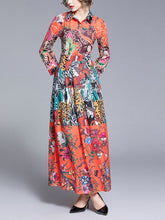 Load image into Gallery viewer, Slim and Slim Versatile Positioning Print Dress