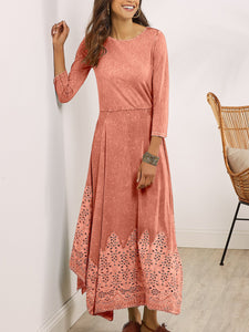 Elegant Loose Casual Long Dress