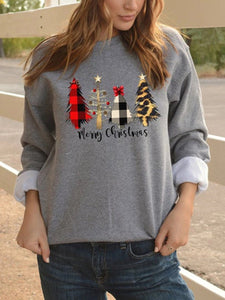 Christmas Casual Sweater Round Neck Top