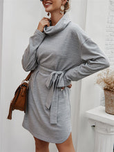 Load image into Gallery viewer, Casual loose base versatile long-sleeved sweater dress
