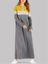 Load image into Gallery viewer, Loose Casual Daily Long Sleeve Hooded Long Dress