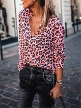 Load image into Gallery viewer, Fashion Casual Loose Leopard Shirt Top