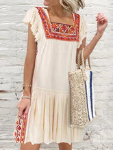 Load image into Gallery viewer, Bohemian Cotton and Linen Dress