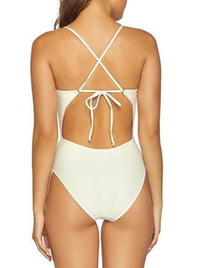 Sexy V-neck Cutout Lace One-piece for Vocation