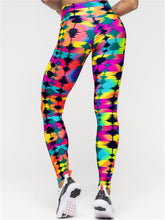 Load image into Gallery viewer, Quick-Drying Yoga Running Fitness Sports Printed Leggings