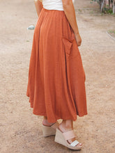 Load image into Gallery viewer, Women Casual Dress Lace Up Pocket Skirt