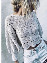 Load image into Gallery viewer, Sweet Valentine&#39;S Lace Long Sleeve Top