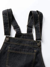 Load image into Gallery viewer, Cute Cartoon Collage Denim Overalls