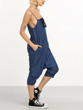 Load image into Gallery viewer, Casual Simple Loose Pocket Sling Jumpsuit