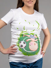 Load image into Gallery viewer, Loose Football Print Short-sleeved Round Neck Pregnant Women Top