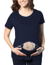 Load image into Gallery viewer, Short-Sleeved Mid-Length Fun Funny Baby Maternity Tops