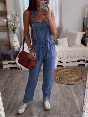 Cotton and Linen Jumpsuit