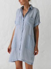 Load image into Gallery viewer, Cotton Linen Casual Dress