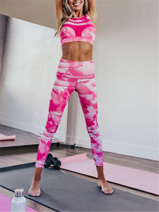 Crew Print Yoga Suit