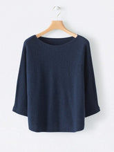 Load image into Gallery viewer, Crew Neck Casual Knit Pullover