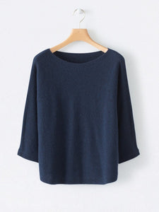 Crew Neck Casual Knit Pullover