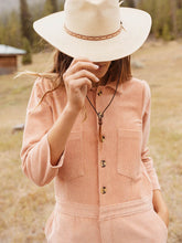 Load image into Gallery viewer, Fashion Casual Long Sleeve Buttoned Pocket Jumpsuit