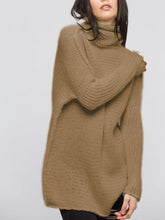 Load image into Gallery viewer, High Neck Knit Coat