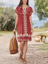 Load image into Gallery viewer, Casual Ethnic Print Dress