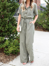 Load image into Gallery viewer, Cotton and Linen Jumpsuit