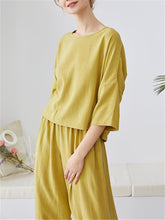 Load image into Gallery viewer, Fashion Casual Solid Color Loose Pants Suits