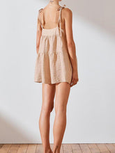 Load image into Gallery viewer, Casual Lace-Up Shorts Jumpsuit