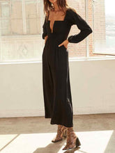 Load image into Gallery viewer, Sexy Solid Color Lapel Jumpsuits
