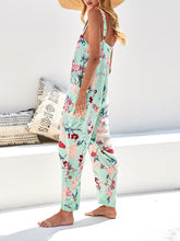 Load image into Gallery viewer, Pockets Boho Sleeveless Printed Sling Jumpsuit