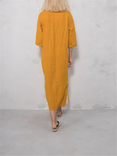 Load image into Gallery viewer, Casual Loose Soft Cotton And Linen Dress