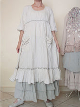 Load image into Gallery viewer, Cotton and Linen Casual Lace Dress