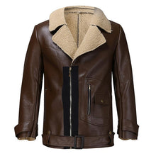 Load image into Gallery viewer, Casual Padded Leather Men&#39;s Coats