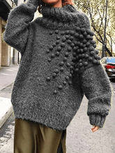 Load image into Gallery viewer, Cute Ball Knitted Sweaters Plus Size Pullovers