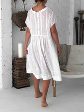 Load image into Gallery viewer, Cotton and Linen Casual Dress