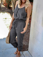 Load image into Gallery viewer, Cotton and Linen Jumpsuit