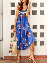 Load image into Gallery viewer, Bohemian Square-Cut Off-Shoulder Bare Back Tassel Collar Dress