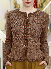 Load image into Gallery viewer, Casual Top Cotton Knitted Outerwear