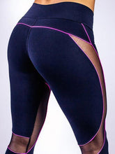 Load image into Gallery viewer, Solid Color Mesh Yoga Pants Leggings